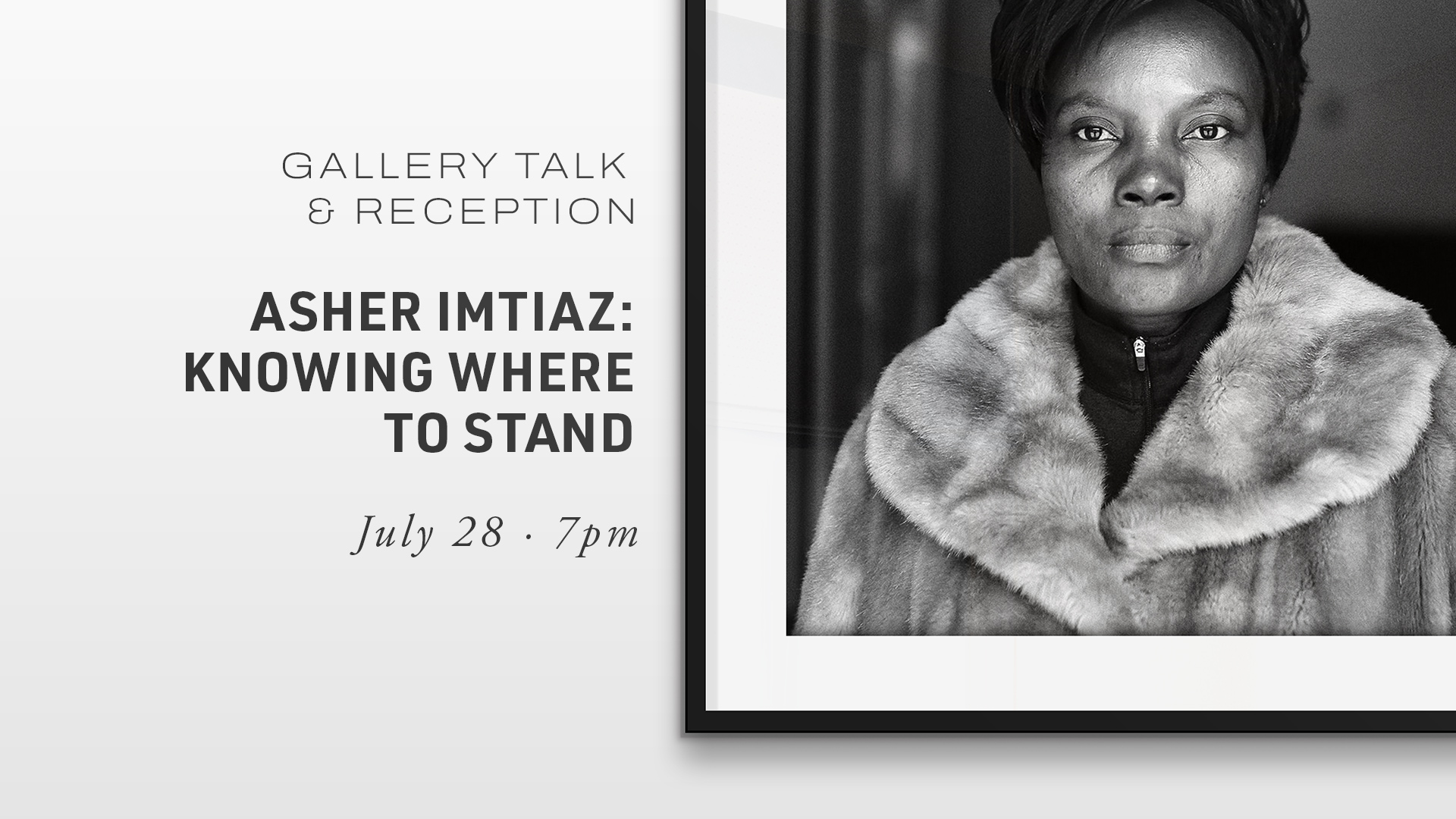 Gallery Talk & Reception: Asher Imtiaz